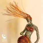 مجسمه سیمی خانم باردار