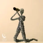 مجسمه سیمی طرح آدمک