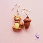 گوشواره فانتزی سنجاب