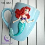 ماگ دخترانه پری دریایی