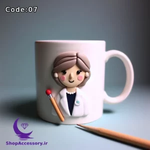 ماگ عروسکی معلم| ماگ برای روز معلم