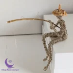 مجسمه مفتولی مرد ماهی گیر