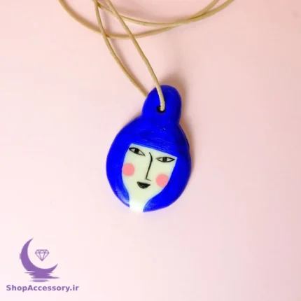گردنبند هنری بانوی ژاپنی