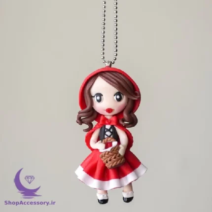 آویز عروسکی شنل قرمزی