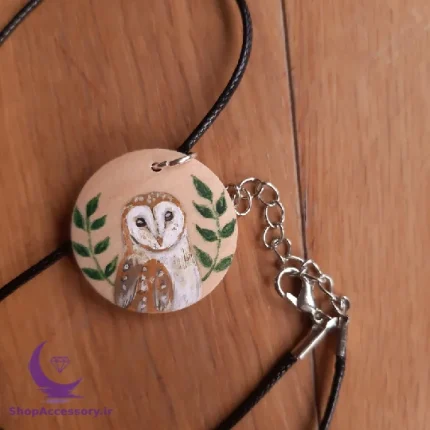گردنبند جغد دست ساز