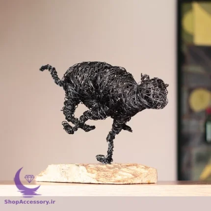 مجسمه مفتولی یوزپلنگ ایرانی