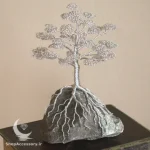 درخت سیم مفتول رنگ نقره ای