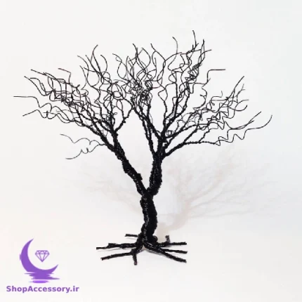 درخت مفتولی رنگ مشکی